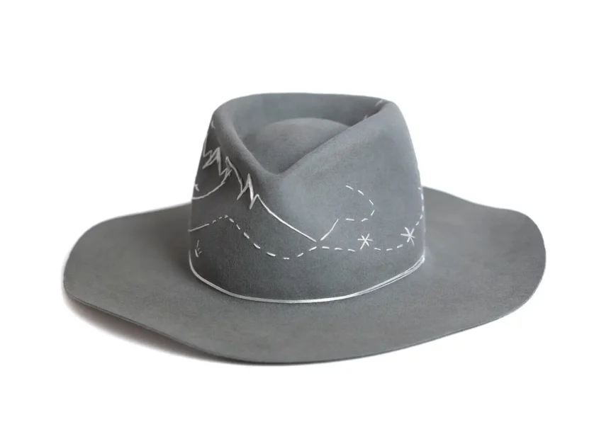 sombrero fedora artesanal Las Montañas