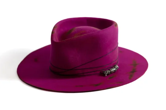 sombrero fedora artesanal