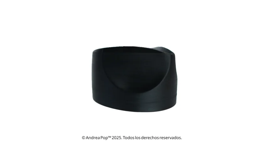 Horma o hat block para sombrero estilo fedora
