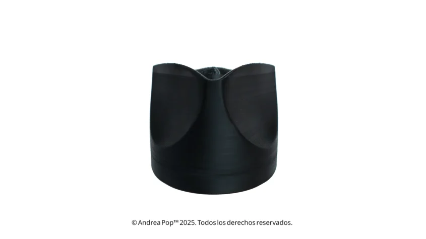 Horma o hat block para sombrero estilo fedora